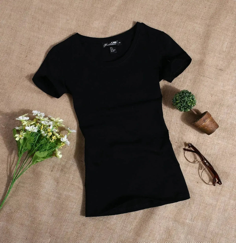 Women's Slim-Fit Short-Sleeve T-Shirt