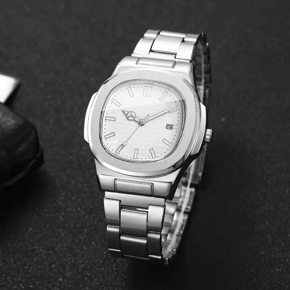 Men's Square-Dial Quartz Watch