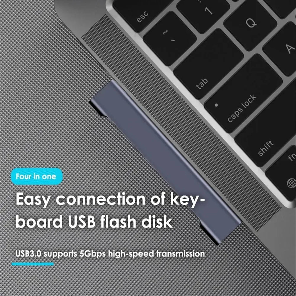 4-in-1 USB-C Hub