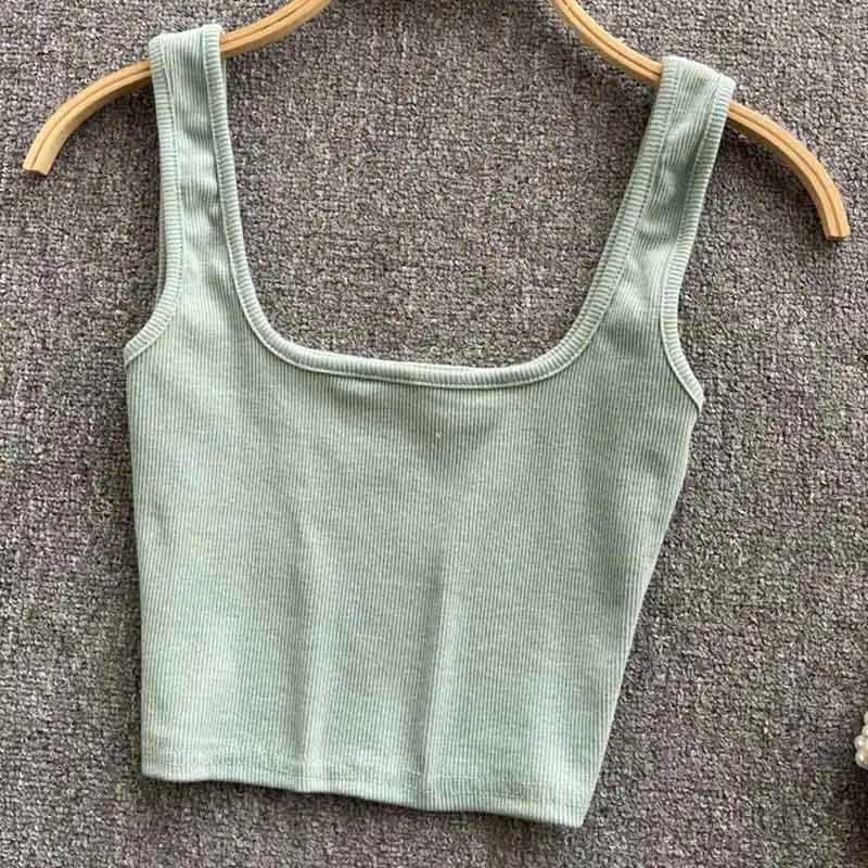 Women's Backless Crop Tank Top