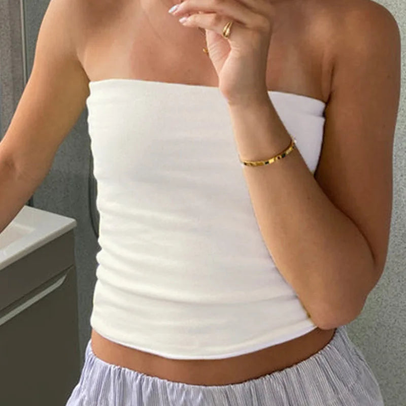 Women's Off-Shoulder Crop Top