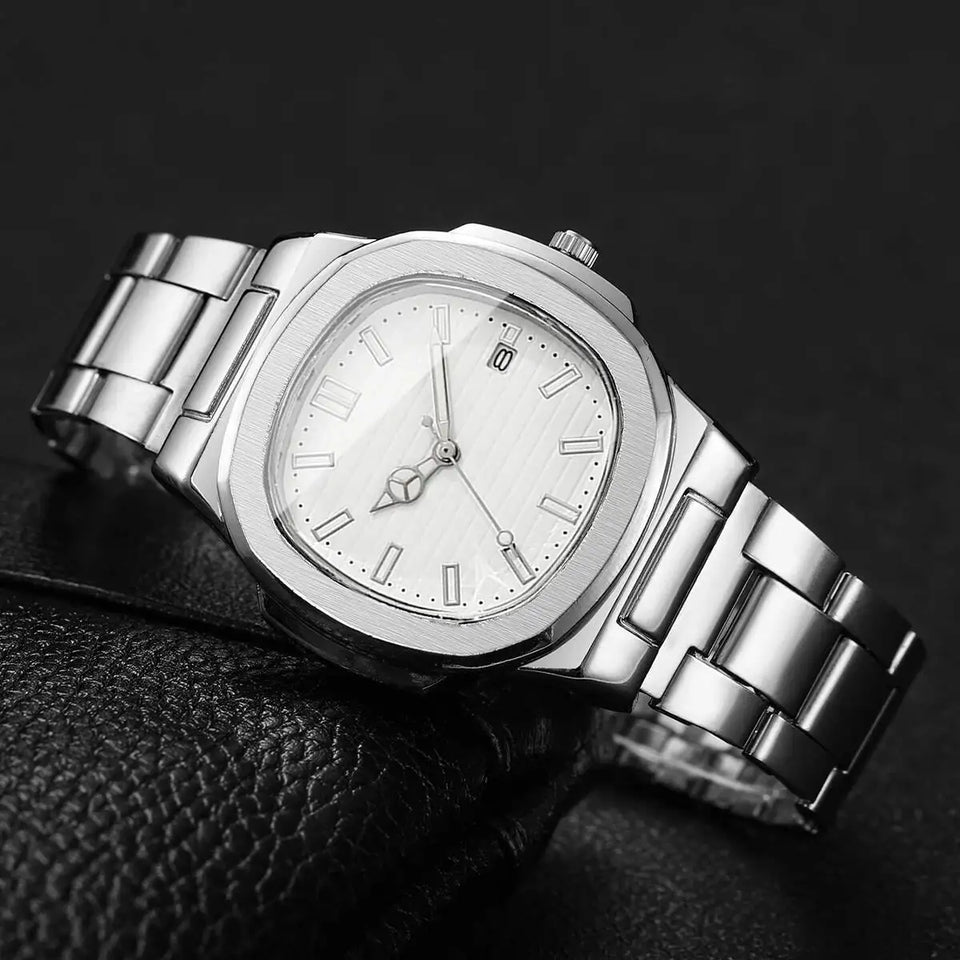 Men's Square-Dial Quartz Watch