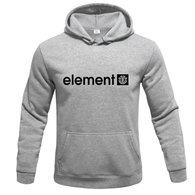Spring Autumn Men's Hoodies Fleece Printing Sweatshirts Loose Casual Hooded Pullover Male Outdoor Sportwear Long Sleeve Tops
