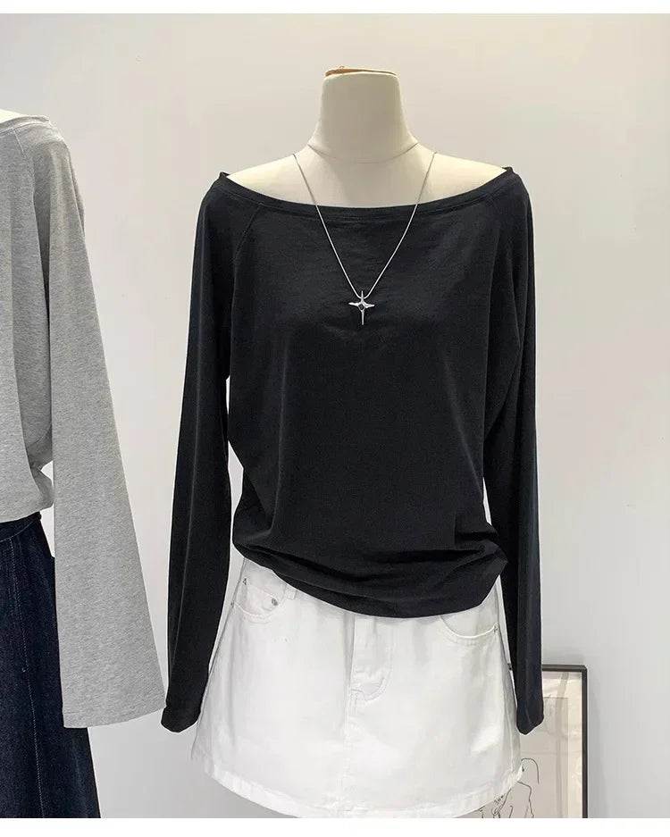 Women's One-Shoulder Shirt