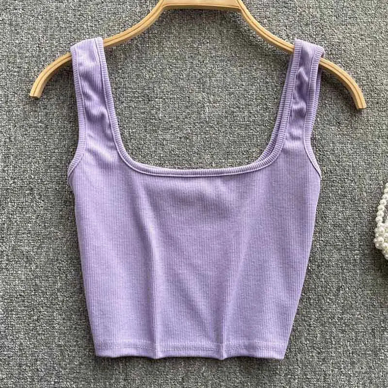 Women's Backless Crop Tank Top