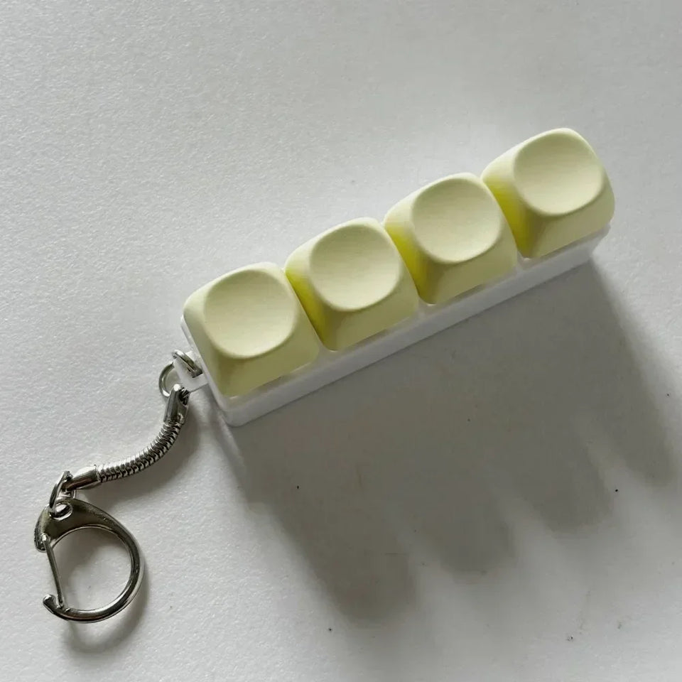 Keyboard Key Fidget Keychain