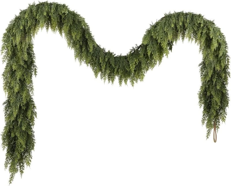 Cypress Christmas Garland
