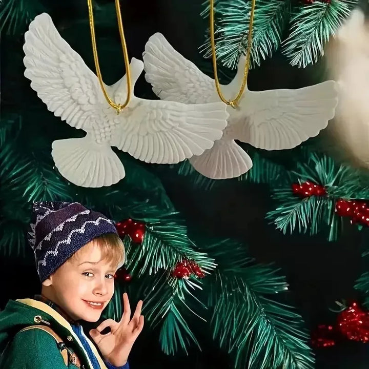 White Peace Dove Ornament
