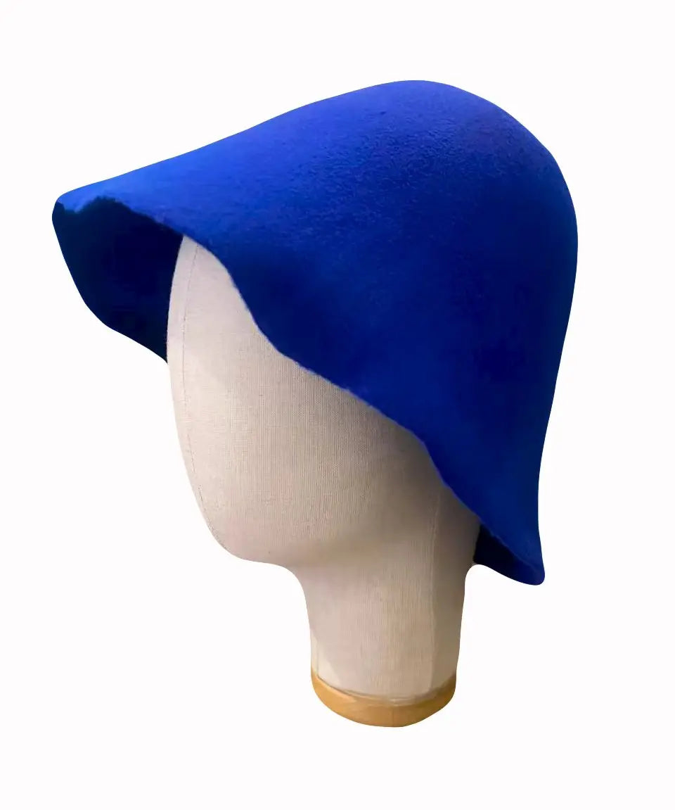 Man Woman 100% Wool Felt Cloche Bucket Hats Unisex solid color Cone Body Millinery Hat Body Base Fascinators Block Hood caps