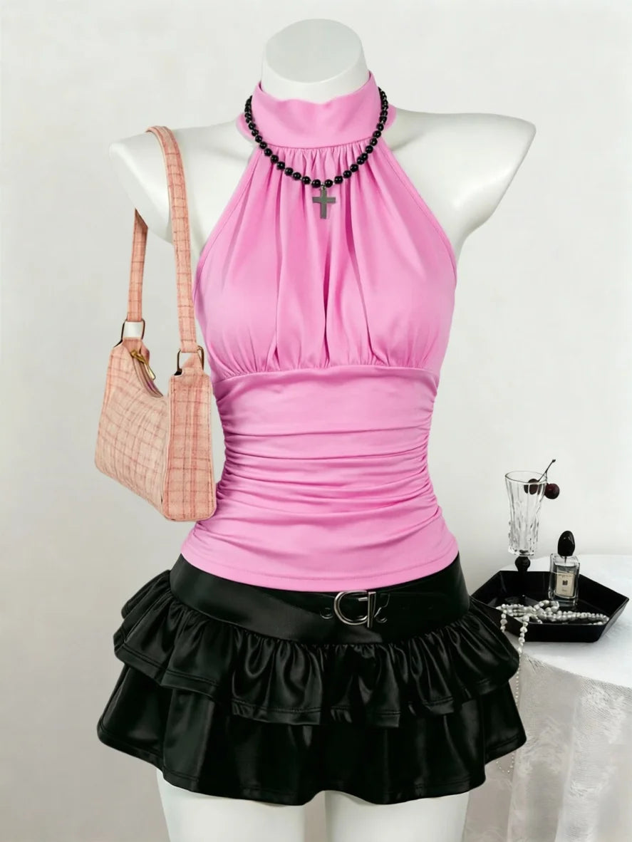Women's Halter Crop Top
