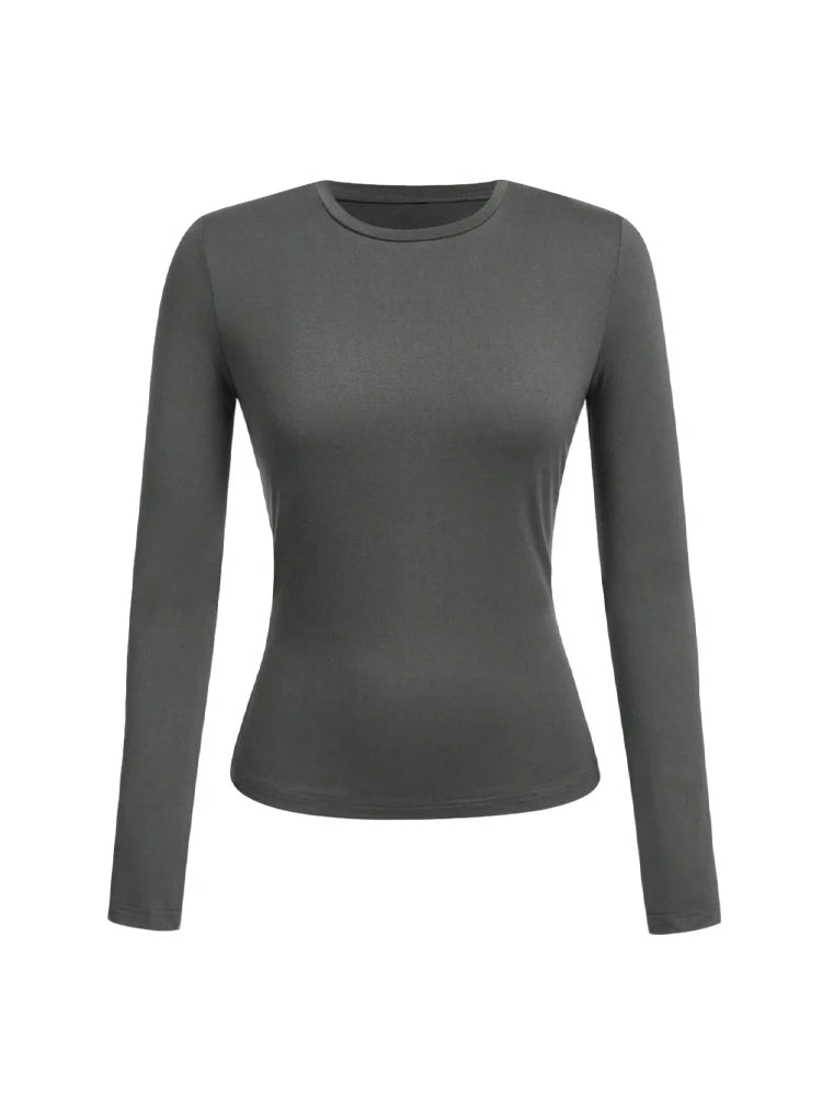 Women's Long-Sleeve Crew-Neck T-Shirt