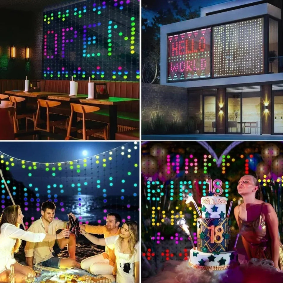 LED Christmas Curtain Lights