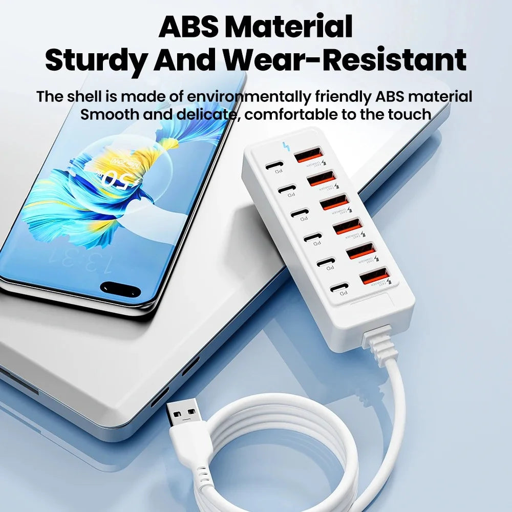 12-Port USB Charging Hub