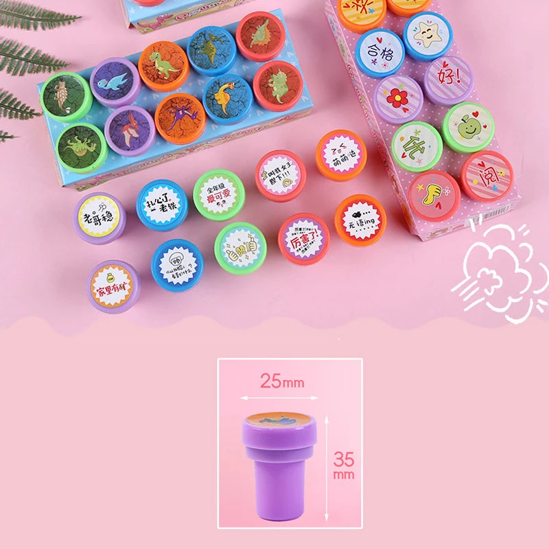 Smiley Self-Inking Stamp Set