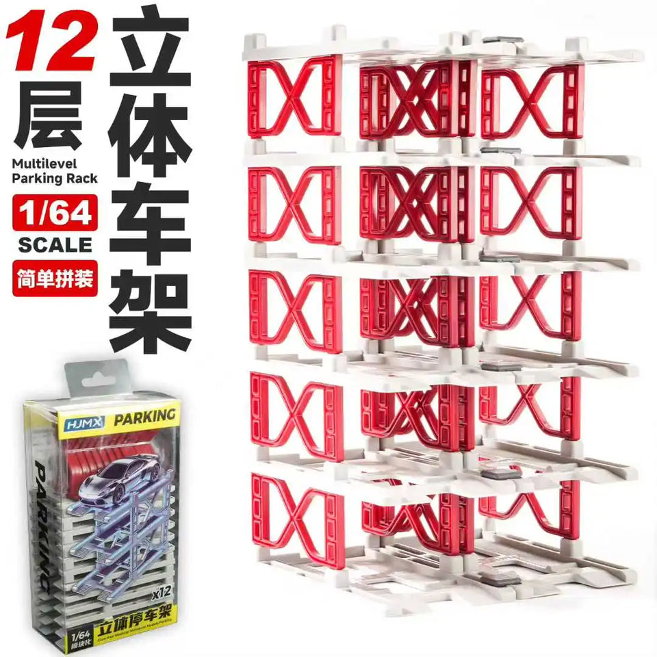 Hjmx 1/64 Glue-free Modular Miniature Models Toy