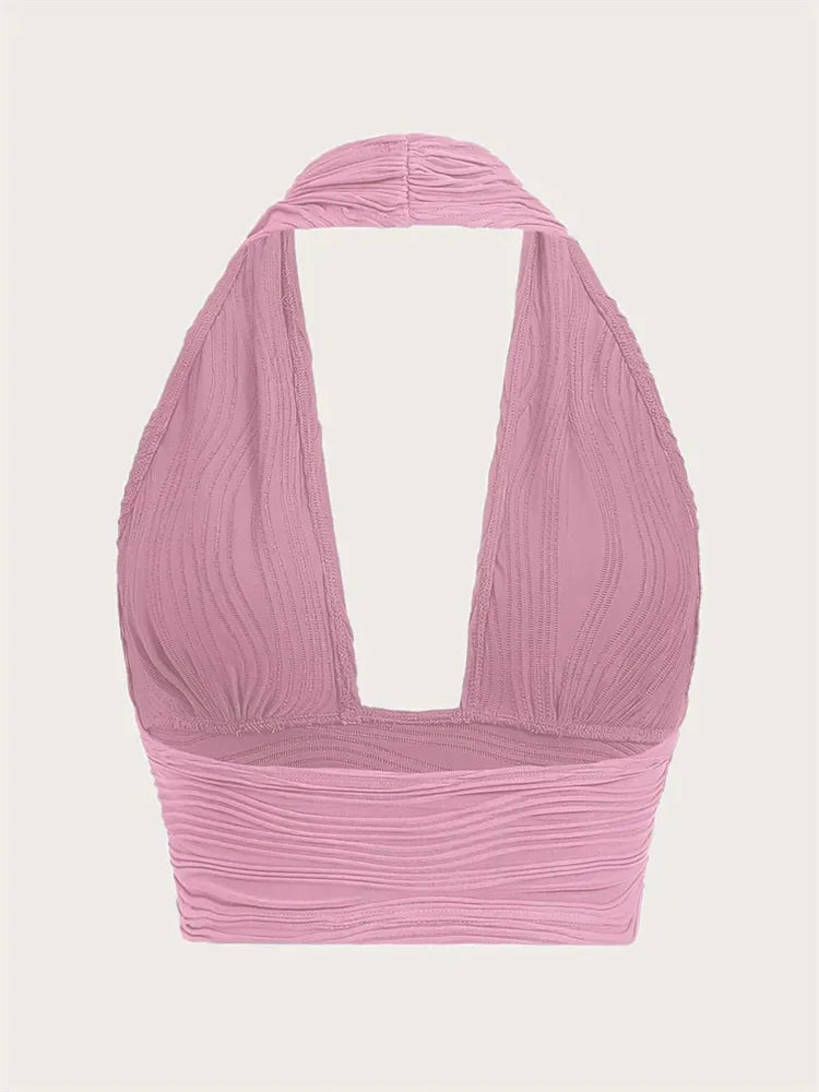 Women's Halter Crop Top