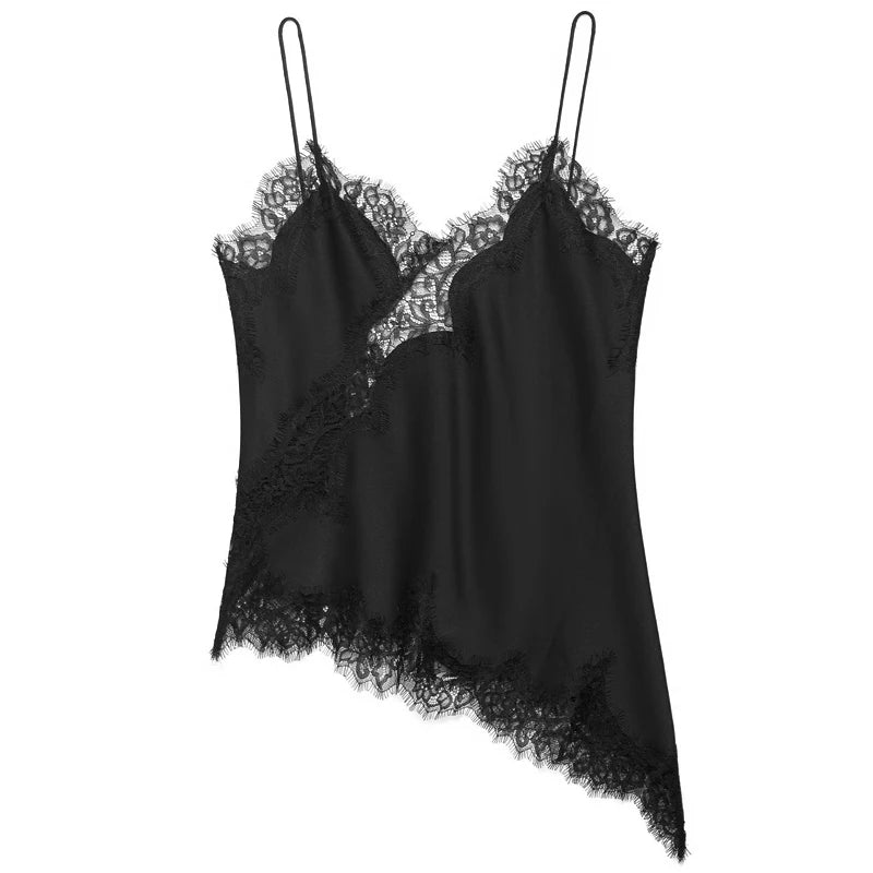 Women's Lace-Trim Cami Top