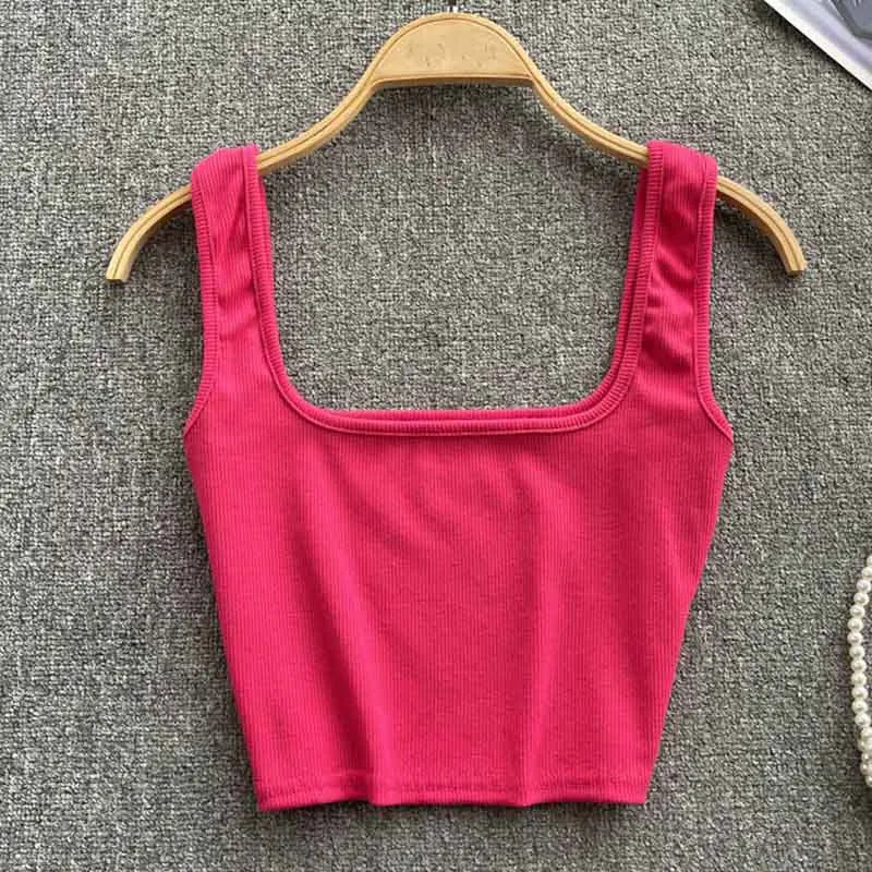 Women's Backless Crop Tank Top