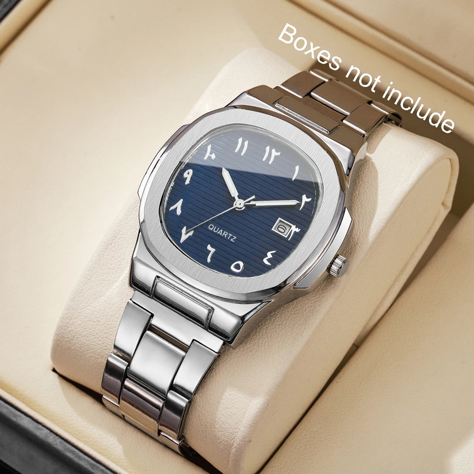 Men's Square-Dial Quartz Watch