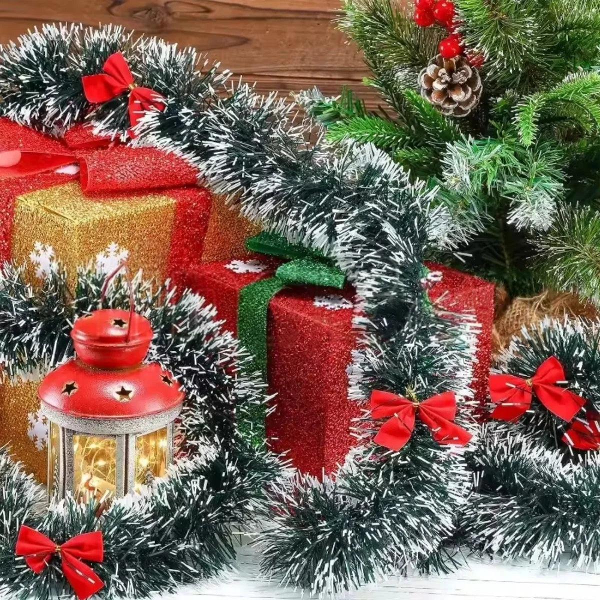 Christmas Tinsel Garland