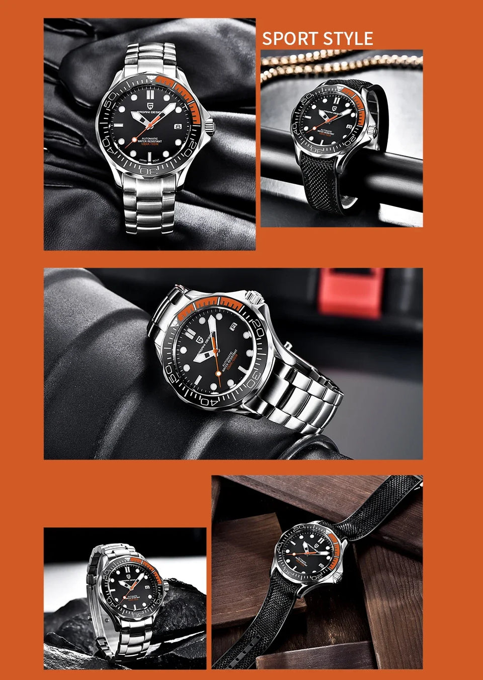 PAGANI DESIGN Men's Watch