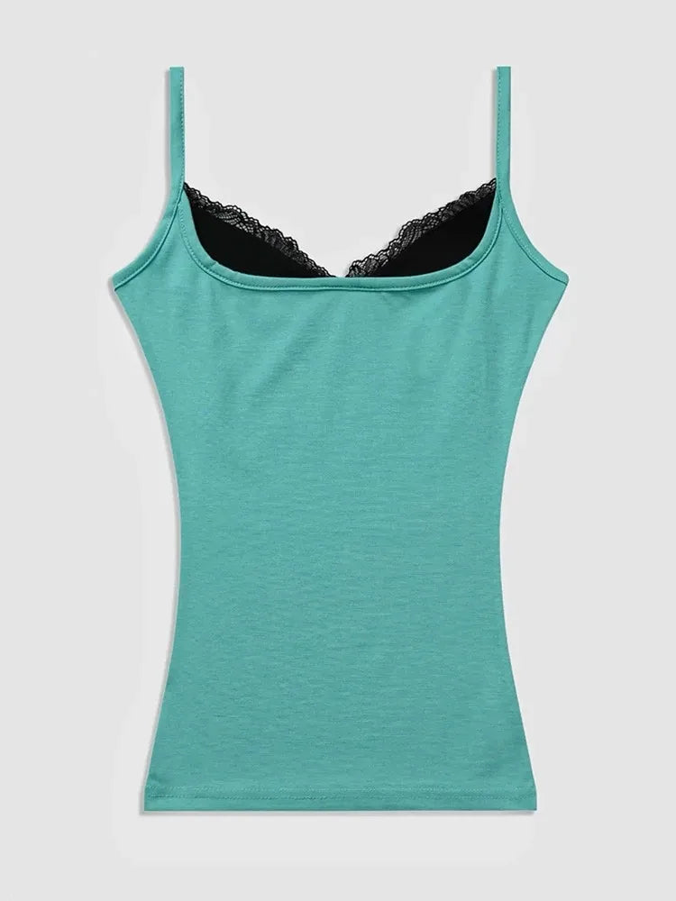 Women's Lace-Trim Cami Top