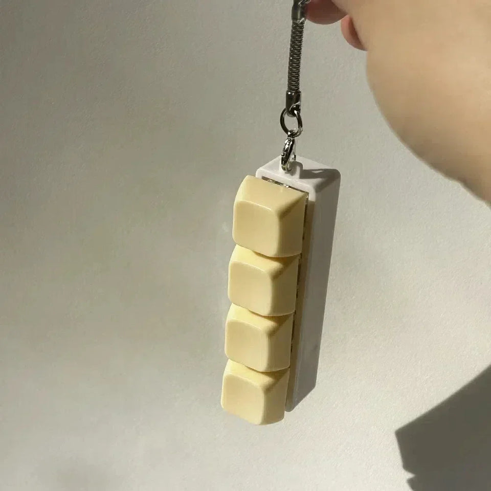 Keyboard Key Fidget Keychain