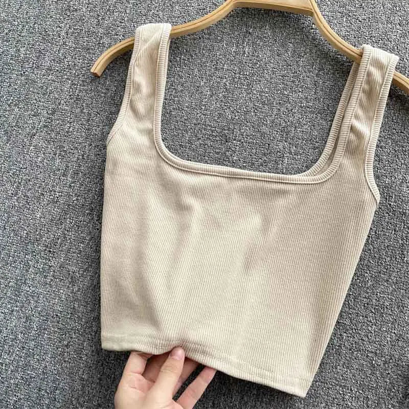 Women's Backless Crop Tank Top
