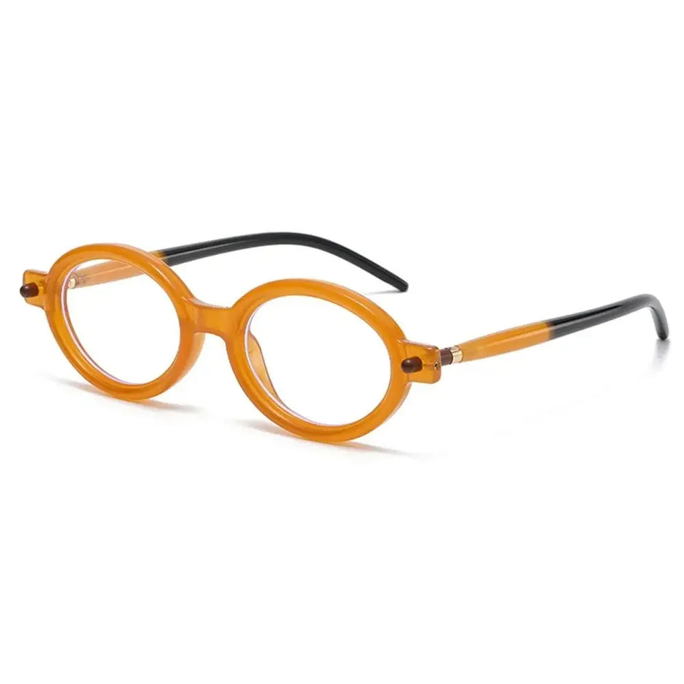 Retro Punk Small Oval Sunglasses Literary Trendy Round Frame Sun Glasses Hip Hop Men's Shades for Women & Men