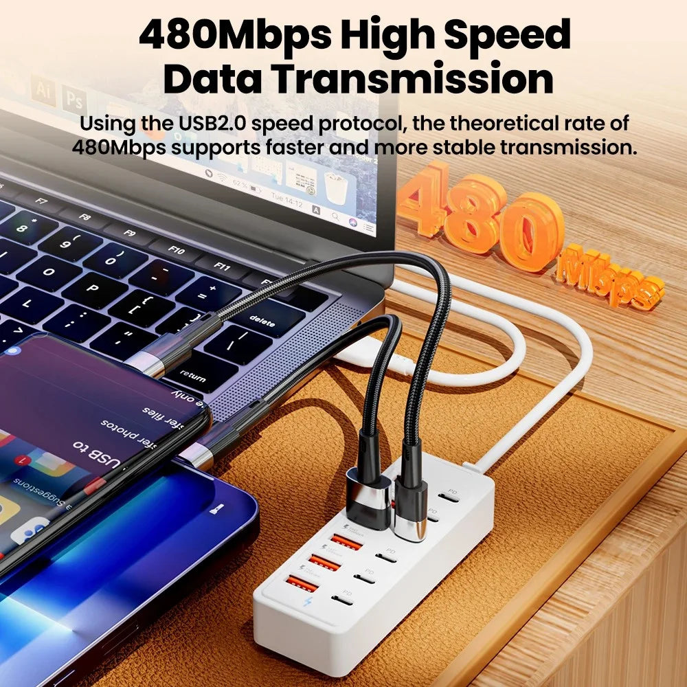 12-Port USB Charging Hub