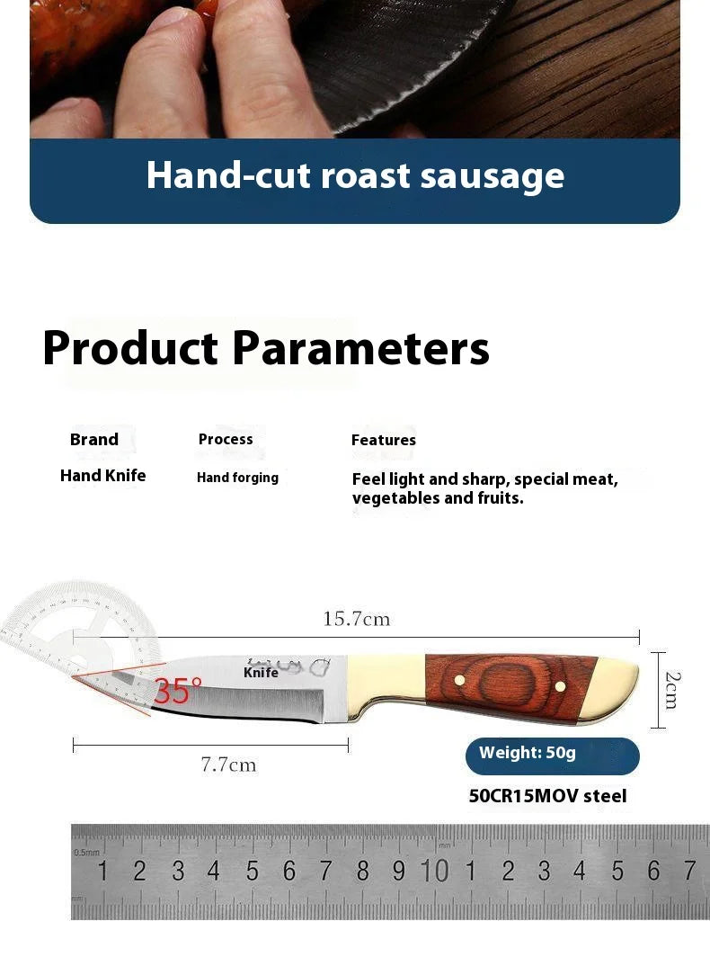 Compact Kitchen and Barbecue Knife