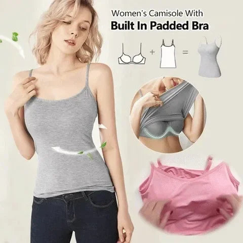 Women's Padded Cami Bra Top