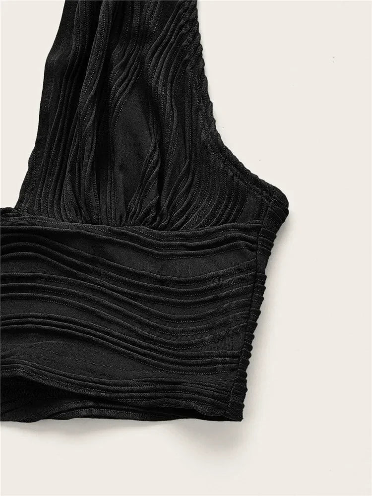 Women's Halter Crop Top