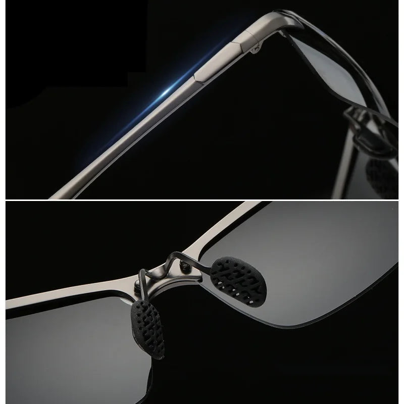 Classic Photochromic Sunglasses Men Polarized Driving Glasses Women Change Color Sun Glasses Day Night Vision Driver's Eyewear
