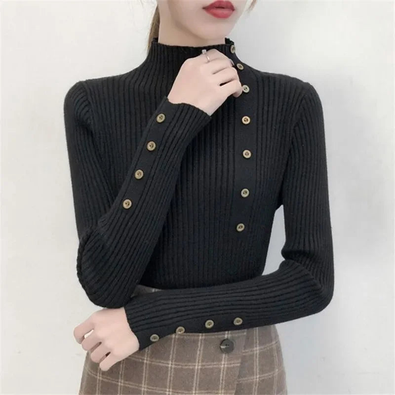Women's Button-Front Sweater
