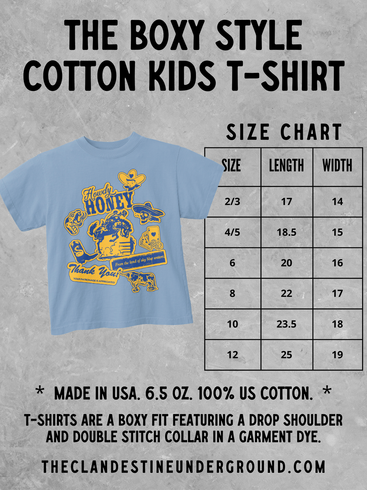 Underground Original Design: * KIDS * Summer Three Little Fish Boxy Kids T-Shirt