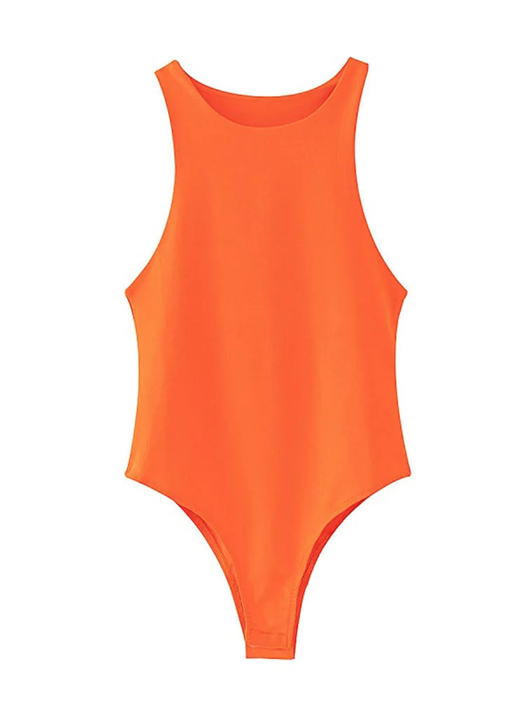 Women's Solid Bodysuit