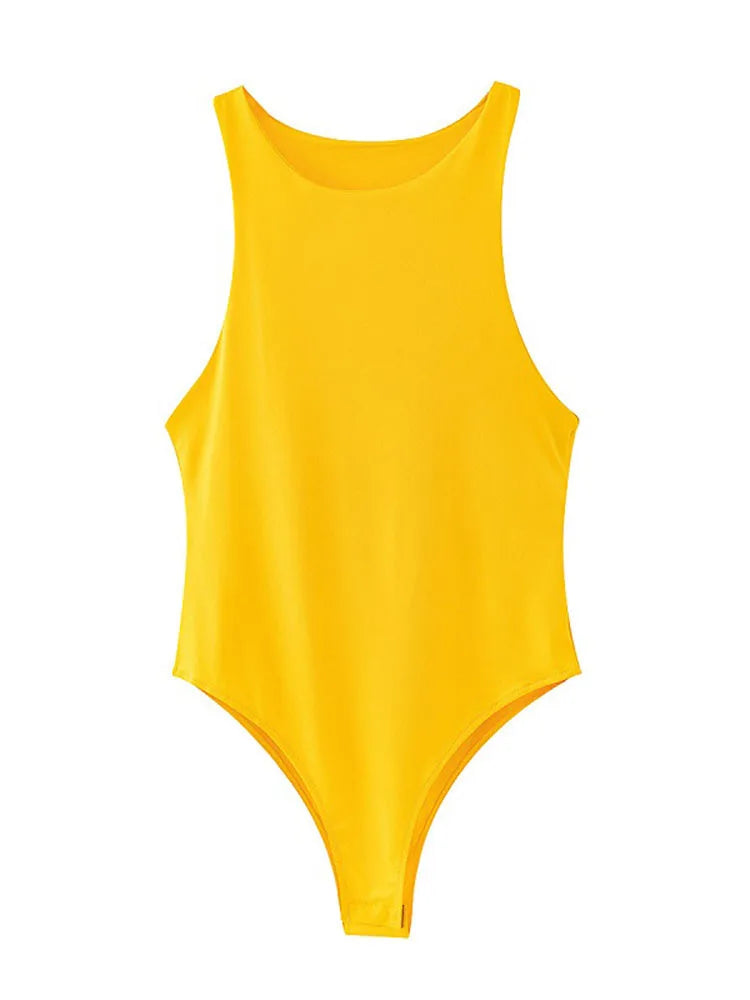 Women's Solid Bodysuit