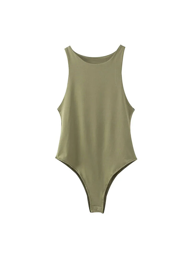 Women's Solid Bodysuit
