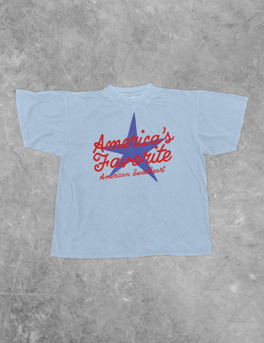America's Favorite, American Sweetheart BC Boxy Cotton T-Shirt