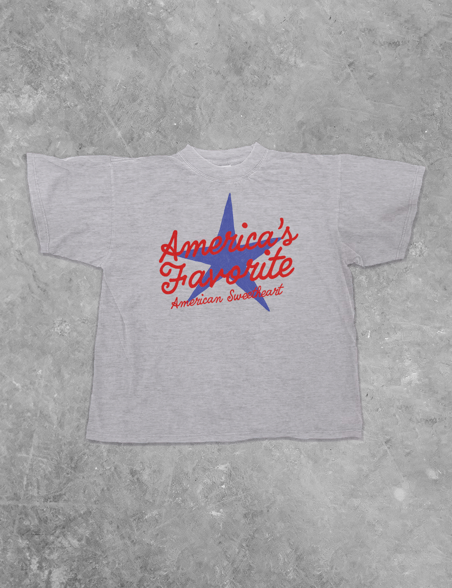 America's Favorite, American Sweetheart BC Boxy Cotton T-Shirt