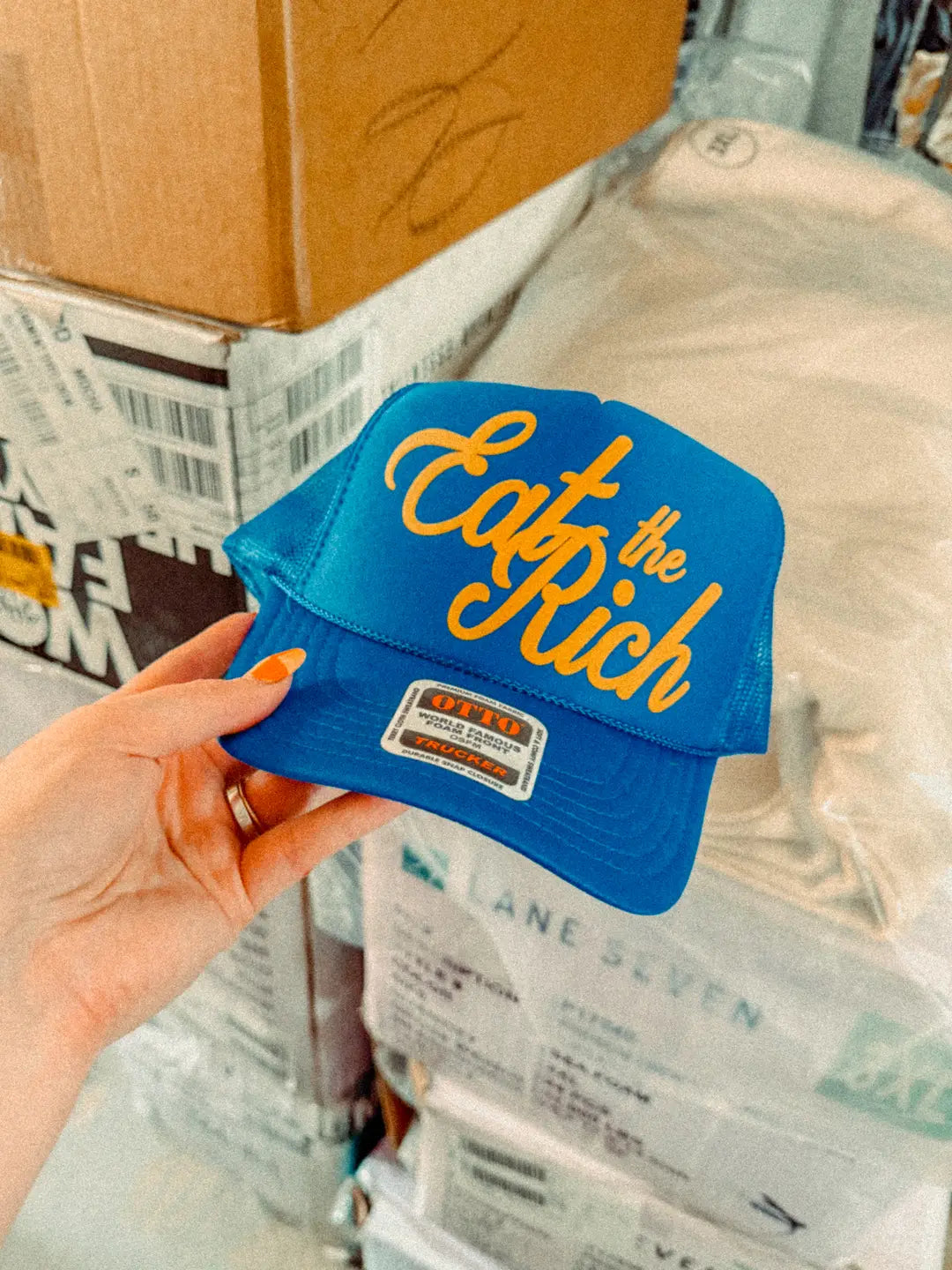 Underground Original Design: Eat The Rich, Western Trucker Hat