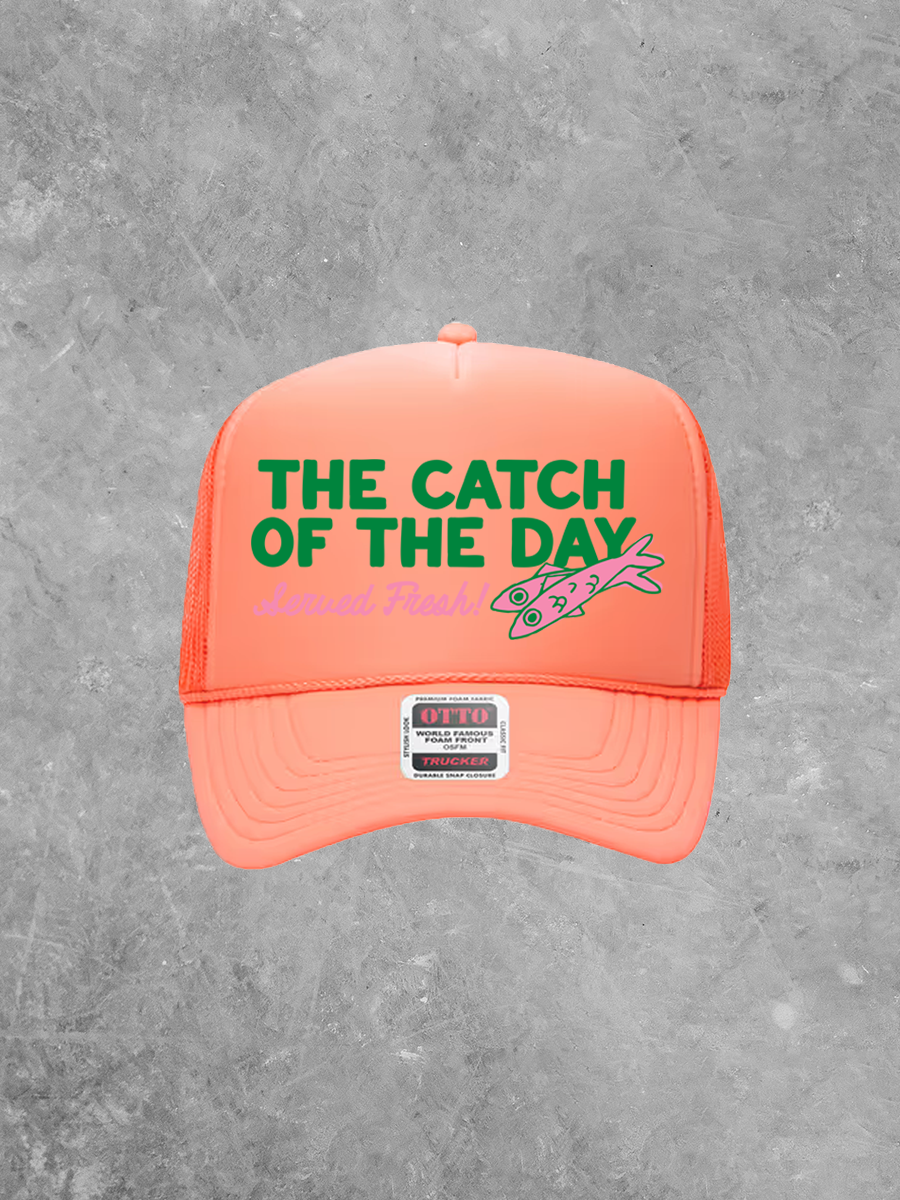 Underground Original Design: Catch of the Day, Served Fresh Summer Trucker Hat