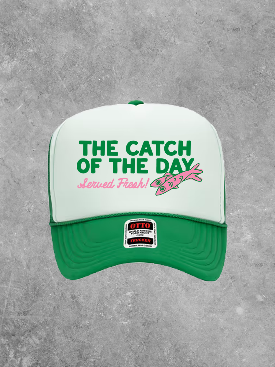 Underground Original Design: Catch of the Day, Served Fresh Summer Trucker Hat