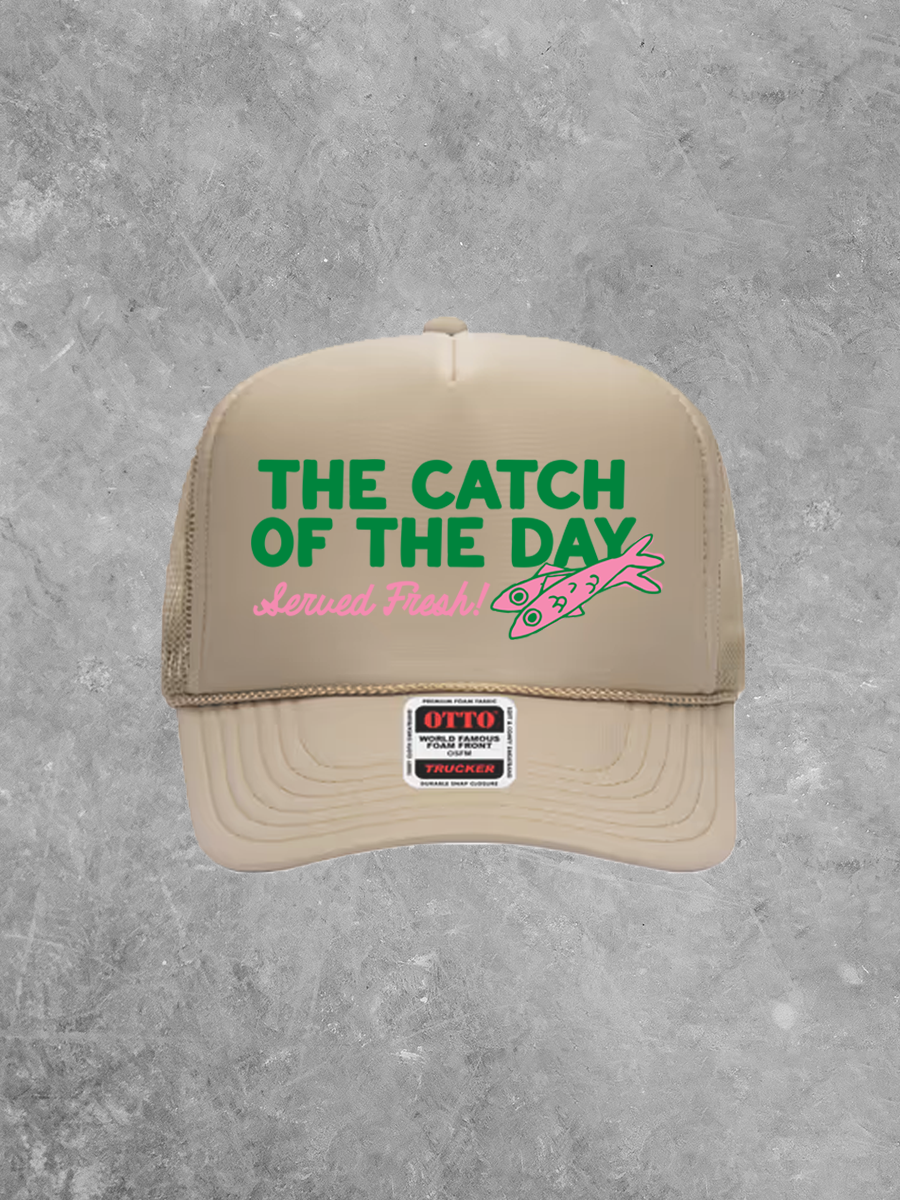Underground Original Design: Catch of the Day, Served Fresh Summer Trucker Hat