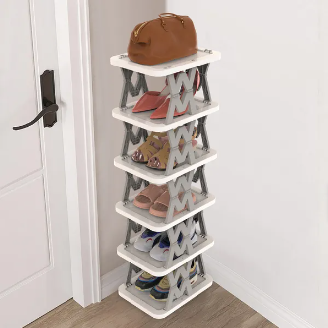 6-Tier Folding Shoe Rack