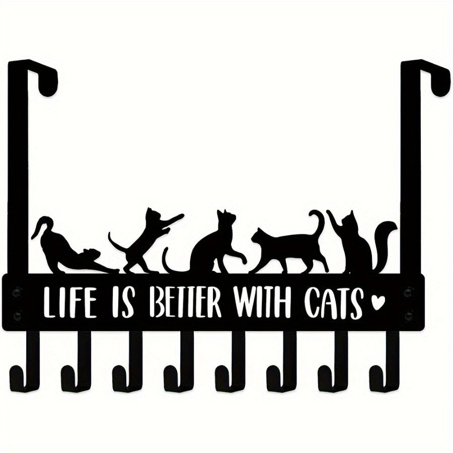 Over-the-Door Cat Hook Organizer