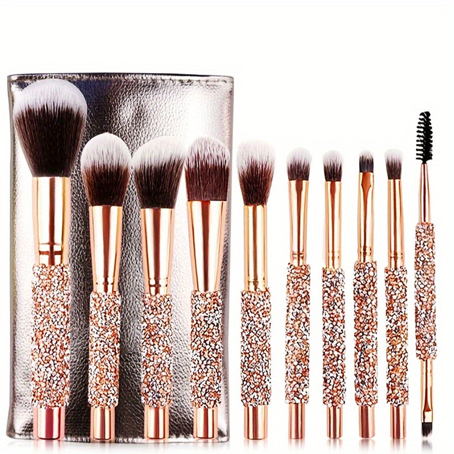 10-Piece Makeup Brush Set