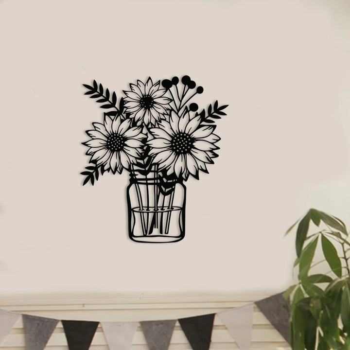 Sunflower Metal Wall Art