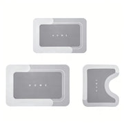 3-Piece Quick-Dry Bath Mat Set